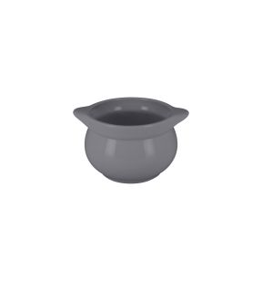 Soupière rond gris porcelaine vitrifiée Ø 10,8 cm Chefs Fusion Rak