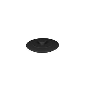Couvercle pour soupière rond noir porcelaine vitrifiée Ø 15 cm Chefs Fusion Rak