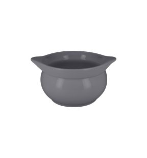 Soupière rond gris porcelaine vitrifiée Ø 15,7 cm Chefs Fusion Rak