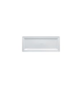 Assiette plate rectangulaire blanc porcelaine 29,1x12,1 cm Charm Rak