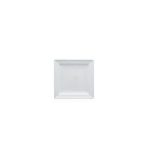 Assiette plate carré blanc porcelaine 17,2x17,2 cm Charm Rak