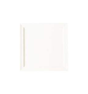 Assiette plate carré ivoire porcelaine vitrifiée 30x30 cm Classic Gourmet Rak