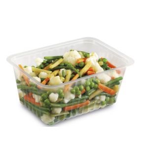 Barquette scellable rectangulaire transparent 192x137x100 mm 180 cl Alphaform (100 pièces)