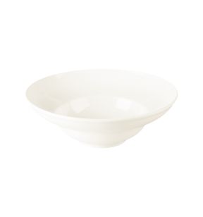 Assiette extra creuse rond ivoire porcelaine vitrifiée Classic Gourmet Rak