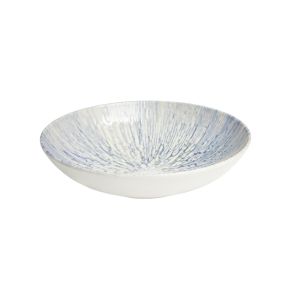Soepbord rond blauw porselein Ø 21 Coral Essentials Collection