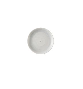 Vlakke snijplaat rond Canvas grey verglaasd Ø 16.5 Stonecast Churchill