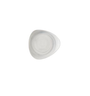 Vlakke snijplaat driehoekig Canvas grey verglaasd 22.9 cm Stonecast Churchill