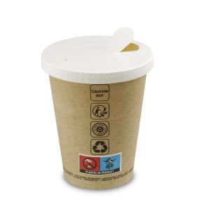 Gobelet marron carton Ø 9 cm 34 cl Alphaform (50 pièces)