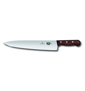 Slagersmes 36 inox palissander effen Rosewood Victorinox