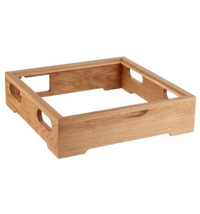 Cadre pour plaque induction carré en chêne 39x39x10 cm Valo Aps