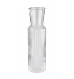 Carafe avec bouchon liège en verre Ø 8 cm 27 cm Valo Aps