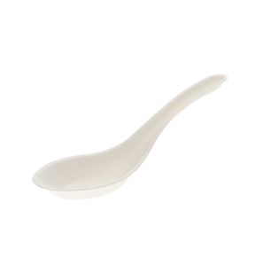 Cuillère blanc en bagasse 14x4,2x4,8 cm Earth Essentials (100 pièces)