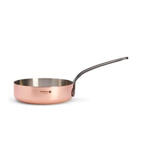 Sauteuse droite cuivre inox Ø 24 cm 6,6 cm 3 L Prima Matera De Buyer