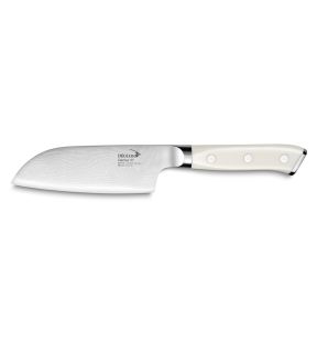 Couteau santoku 13 cm acier plastique unie Damas 67 Deglon