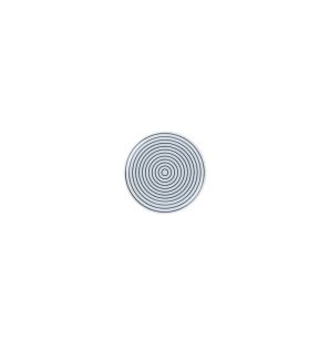 Assiette coupe plate rond Hypnotic porcelaine Ø 14,9 cm Hypnotic Rak