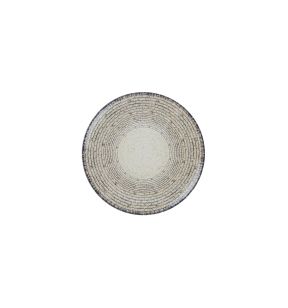 Assiette coupe plate rond Weave porcelaine Ø 24,2 cm Digi Rak