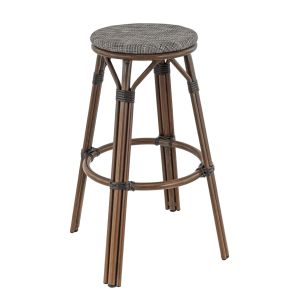 Tabouret de bar de terrasse gris Ø 45 cm 76 cm Dole Flexmob