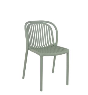 Chaise de terrasse vert sauge 78x51x57 cm Dubai Flexmob