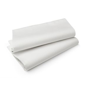Nappe blanc non tissé 220x127 cm Evolin Duni (25 pièces)