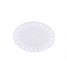 Dentelle ovale blanc 31x23 cm (250 pièces)