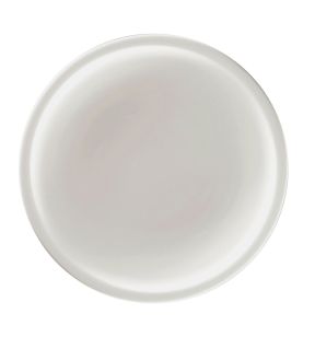 Plat bord met rand rond grijs porselein Ø 31.7 Rakstone Ease Rak