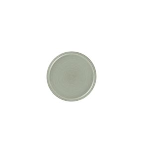 Assiette coupe plate rond Aqua Green porcelaine Ø 20,4 cm Selva Rak