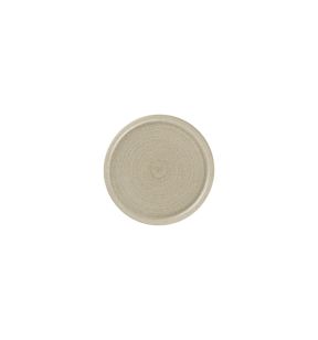 Assiette coupe plate rond Grey porcelaine Ø 20,4 cm Selva Rak