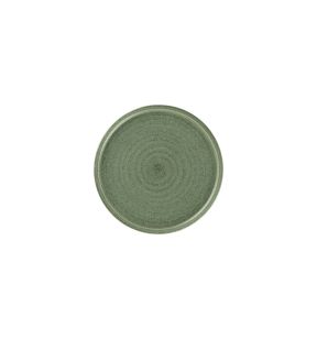 Vlakke snijplaat rond Dark Green porselein Ø 23.8 Selva Rak