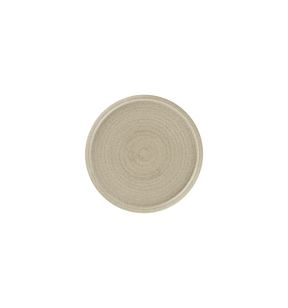 Assiette coupe plate rond Grey porcelaine Ø 23,8 cm Selva Rak