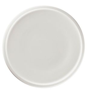 Assiette coupe plate rond blanc porcelaine Ø 23,8 cm Rakstone Ease Rak