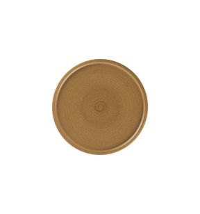 Assiette coupe plate rond Autumn Brown porcelaine Ø 27,5 cm Selva Rak