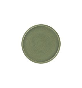 Vlakke snijplaat rond Dark Green porselein Ø 27.5 Selva Rak