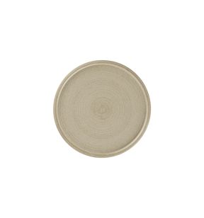 Assiette coupe plate rond Grey porcelaine Ø 27,5 cm Selva Rak