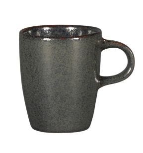 Tasse à expresso rond noir porcelaine 9 cl Ø 5,8 cm Rakstone Ease Rak
