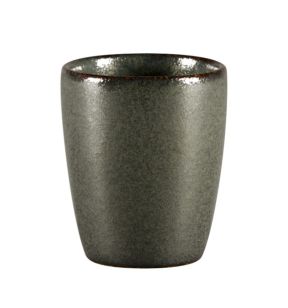 Gobelet expresso noir porcelaine 9 cl Ø 5,8 cm Rakstone Ease Rak