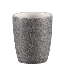 Gobelet expresso gris porcelaine 9 cl Ø 5,8 cm Rakstone Ease Rak