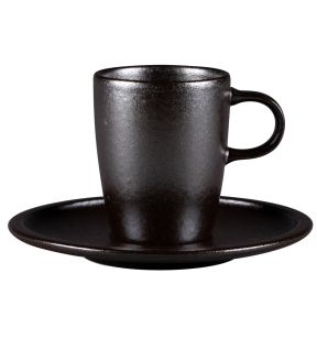 Sous tasse à café rond Forge porcelaine Ø 16,3 cm Rakstone Ease Rak