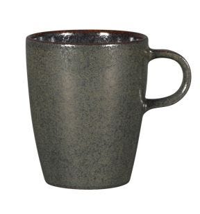 Theekop zwart porselein 23 cl Ø 7.3 Rakstone Ease Rak