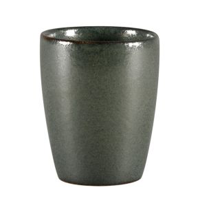 Theekop zwart porselein 23 cl Ø 7.3 Rakstone Ease Rak