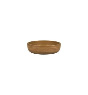 Assiette coupe creuse rond Autumn Brown porcelaine Ø 16 cm Selva Rak