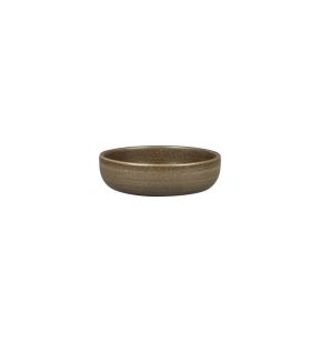 Assiette coupe creuse rond Dark Brown porcelaine Ø 16 cm Selva Rak