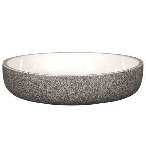 Assiette coupe creuse rond gris porcelaine Ø 19,8 cm Rakstone Ease Rak