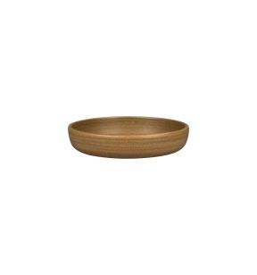 Assiette coupe creuse rond Autumn Brown porcelaine Ø 19,8 cm Selva Rak