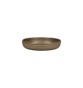 Assiette coupe creuse rond Dark Brown porcelaine Ø 19,8 cm Selva Rak