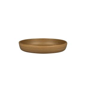 Assiette coupe creuse rond Autumn Brown porcelaine Ø 23,7 cm Selva Rak