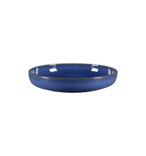 Diep bord rond blauw porselein Ø 25.8 Rakstone Ease Rak