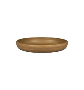 Assiette coupe creuse rond Autumn Brown porcelaine Ø 25,8 cm Selva Rak
