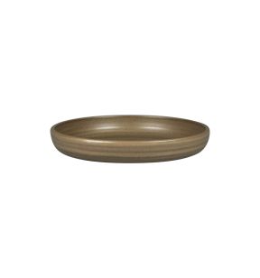Assiette coupe creuse rond Dark Brown porcelaine Ø 25,8 cm Selva Rak