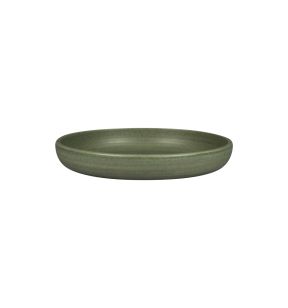 Assiette coupe creuse rond Dark Green porcelaine Ø 25,8 cm Selva Rak