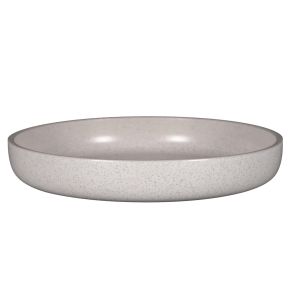 Diep randloos bord rond grijs porselein Ø 27.8 Rakstone Ease Rak
